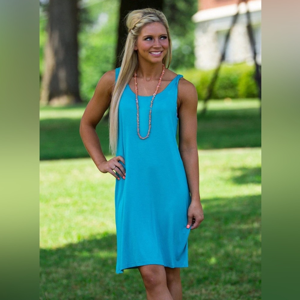 Womens Tunic Dress (WHITE)